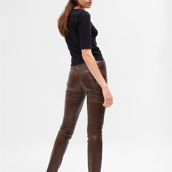 Gap Vegan Leather Pants - Picture 2 of 6
